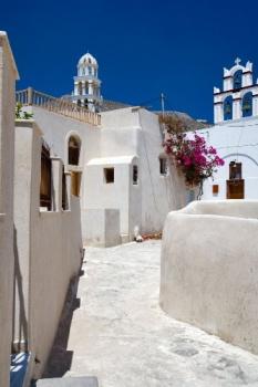 Białe budynki. Grecja