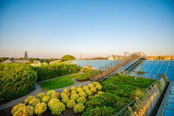 Biblioteka Uniwersytecka - ogród na dachu