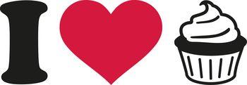 Ilustracja - I love cookie