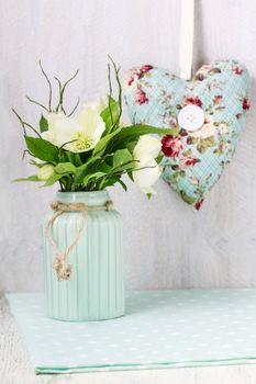 Kompozycja w odcieniach turkusu