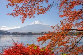 Jesienny krajobraz w Japonii