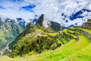 Malowniczy krajobraz Machu Picchu