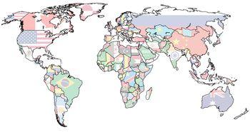 Mapa świata 13