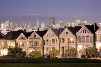 Osiedle domów, San Francisco. USA
