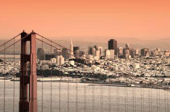 Widok na San Francisco. USA