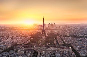 Widok z wieży Montparnasse, Paryż. Francja