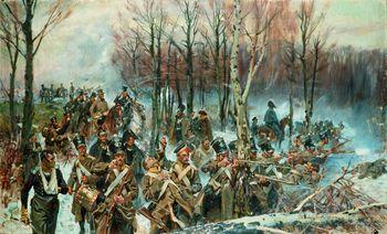 Olszynka Grochowska, Wojciech Kossak