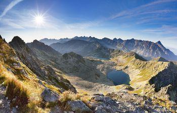 Słoneczna dolina, Tatry. Polska