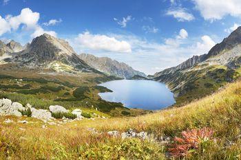 Widok na malowniczą dolinę, Tatry. Polska