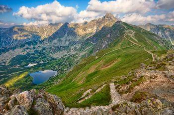 Widok z Kasprowego Wierchu na Tatry