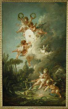 Cupid's target, Boucher