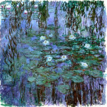 Niebieskie nenufary, Monet