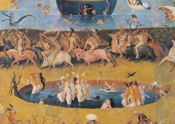 Ogród rozkoszy ziemskich, tablica środkowa, detal, Hieronim Bosch