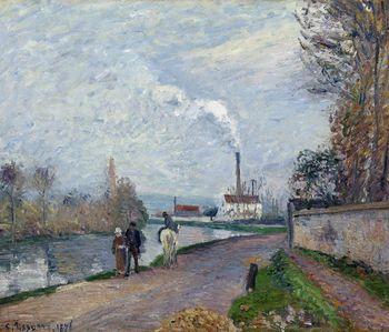 Oise w pobiliżu Pontoise, Camille Pissarro