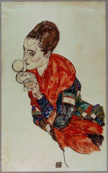 Portrait of actress Marga Boerger, Schiele