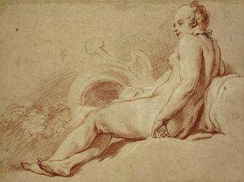 Sitting female, Boucher