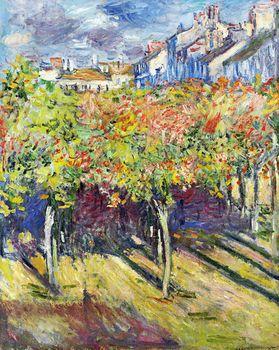 The Lindens of Poissy, Monet