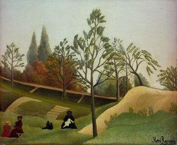 Vue des fortifications, Rousseau