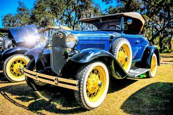 Samochód Ford z 1929 Model A Cabrio 