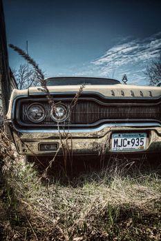 Samochód marki Dodge Charger. Minneapolis, USA.