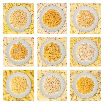 Symetryczne zestawienie makaronów