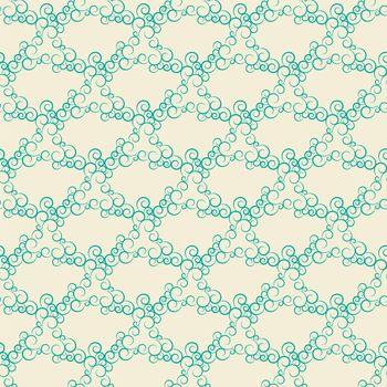 Symetryczny wzór na beżowym tle