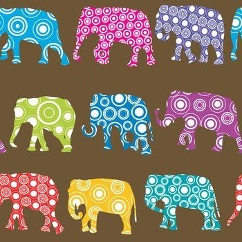 Wzorzyste słonie