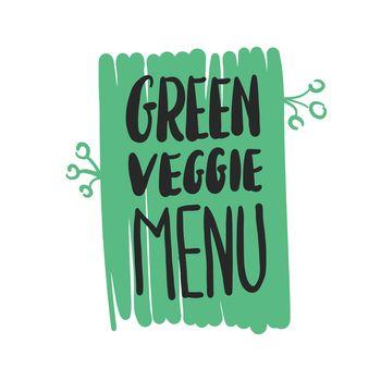 Green veggie menu