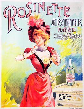 Retro plakat reklamujący napój