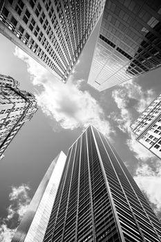 Wieżowce na Manhattanie