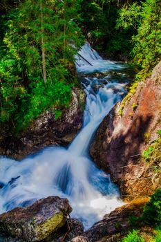 Wodospad. Tatry wysokie. Polska