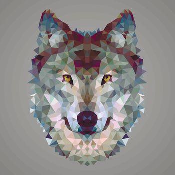Obraz przedstawiający wilka