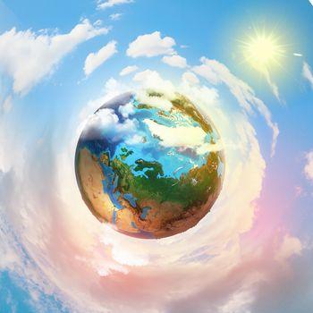 Ilustracja z planetą 2