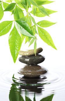 Kamienie na wodzie