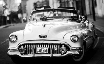 Klasyczny samochód z lat 50.