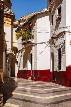 Część starego miasta, Malaga. Hiszpania
