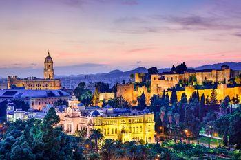 Twierdza La Alcazaba, Malaga. Hiszpania