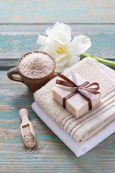 Mydełko ze wstążką