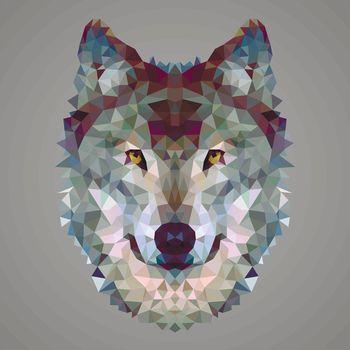 Obraz przedstawiający wilka