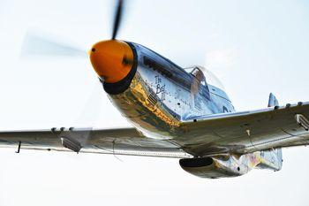 Samolot myśliwski z drugiej wojny światowej. Mustang P-51