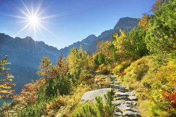 Widok na malownicze góry, Tatry. Polska