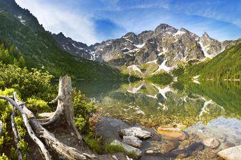 Widok na Morskie Oko w Tatrach