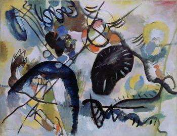 A black spot, Kandinsky