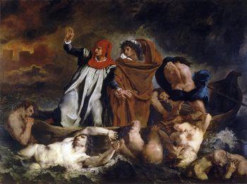 Barka Dantego, Delacroix