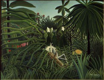 Horse attacked by a jaguar, Rousseau