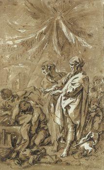 Laban Seeking for his Gods, Boucher