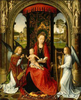 Madonna and Child with Angels, Memling