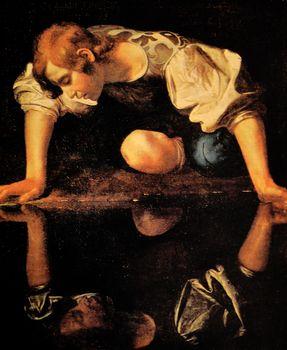 Narcyz, Caravaggio