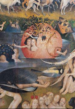 Ogród rozkoszy ziemskich, tablica środkowa detal 4, Hieronim Bosch