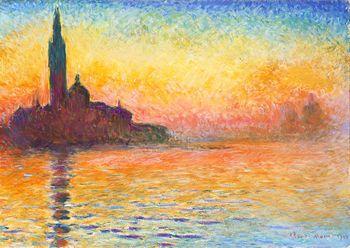 San Gorgio Maggiore at Dusk, Monet